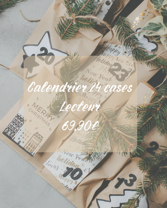 Calendrier de l'Avent - Lecteur - 24 cases